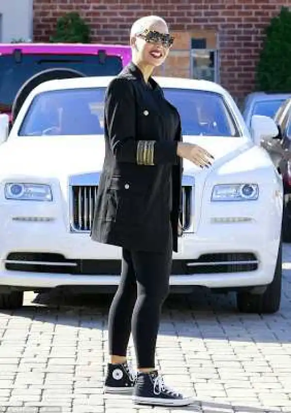 Amber Rose gifts herself a $371K Rolls-Royce for 33rd birthday (Photos)